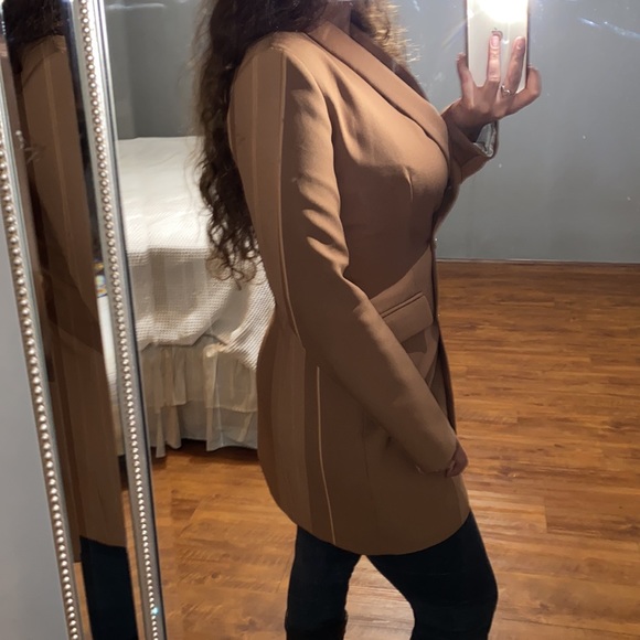 Brown Zara blazer coat/ Blazer Dress - Picture 7 of 12